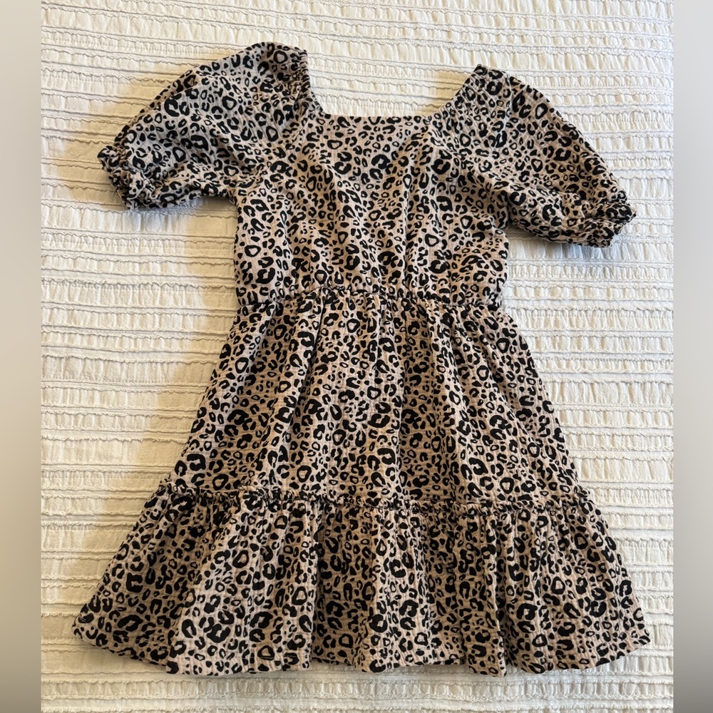 Jessica Simpson girls cheetah print dress. Never worn.